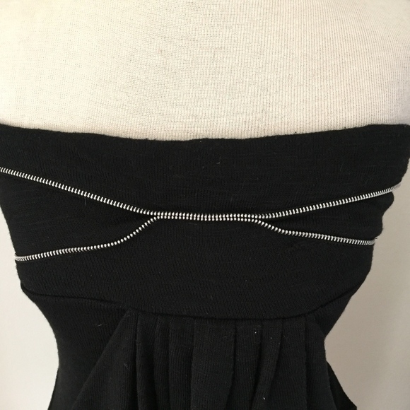 ZARA | black strapless dress Y2K - Picture 3 of 7